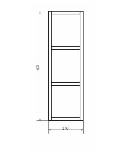 00004148024 Шкаф подвесной 35 открытый Дуб дымчатый Дюссельдорф COMFORTY 00004148024 Шкаф подвесной 35 открытый Дуб дымчатый Дюссельдорф COMFORTY