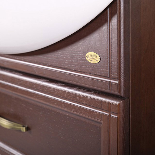 Мебель для ванной ASB Wood Line Берта 85 антикварный орех