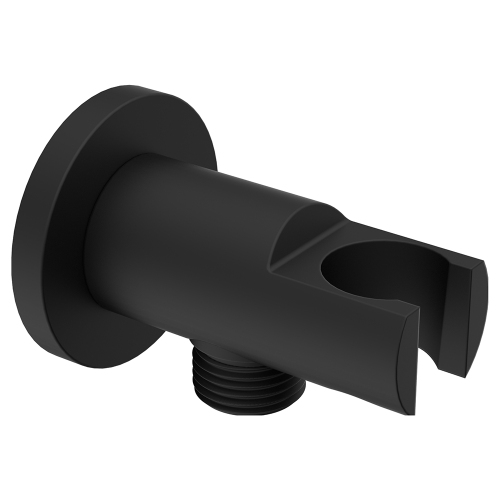 Шланговое подключение с держателем AVS 811-601-MB черный матовый Шланговое подключение с держателем AVS 811-601-MB черный матовый