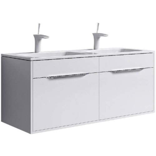 Тумба с раковиной 122 подвесная Malaga Aqwella Mal.01.12 Тумба с раковиной 122 подвесная Malaga Aqwella Mal.01.12