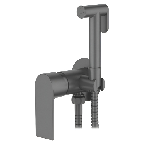 Гигиенический душ со смесителем Accoona A32130AT графит Гигиенический душ со смесителем Accoona A32130AT графит