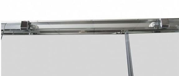 Душевой уголок Aquanet Delta 120х80 профиль хром, стекло прозрачное