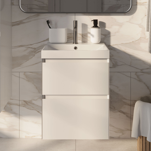 Тумба с раковиной AVS Гармония 50 SL белая Тумба с раковиной AVS Гармония 50 SL белая