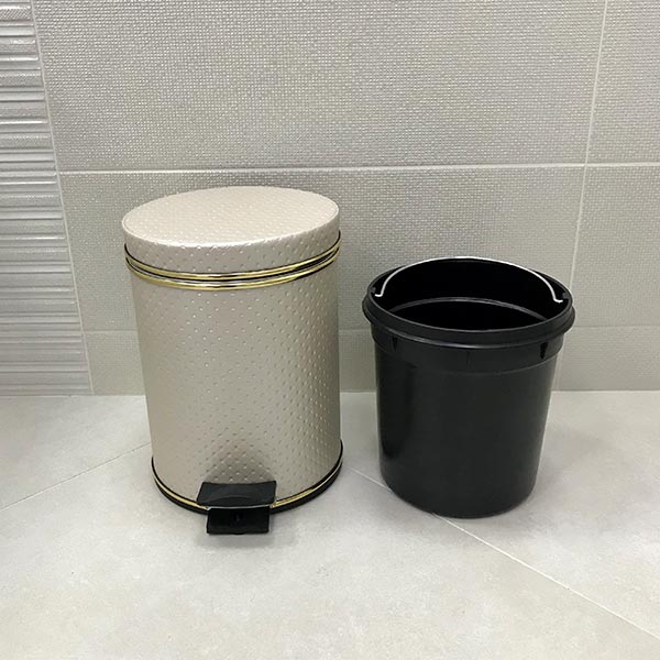 Ведро для мусора AVS бежевый 5 л Ведро для мусора AVS бежевый 5 л