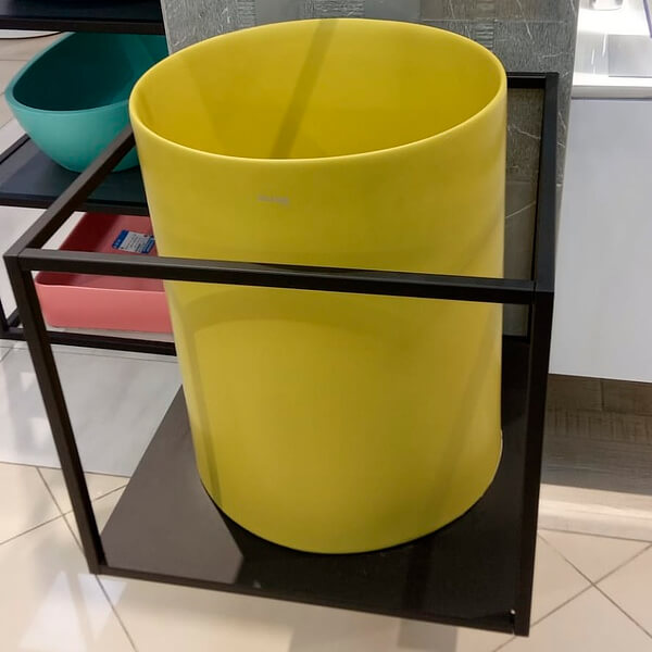 Раковина с металлической консолью Galassia 7305OC+2081NE Раковина с металлической консолью Galassia 7305OC+2081NE