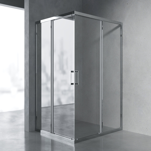 Душевой уголок AVS Куб 120x100 профиль хром, стекло прозрачное Душевой уголок AVS Куб 120x100 профиль хром, стекло прозрачное