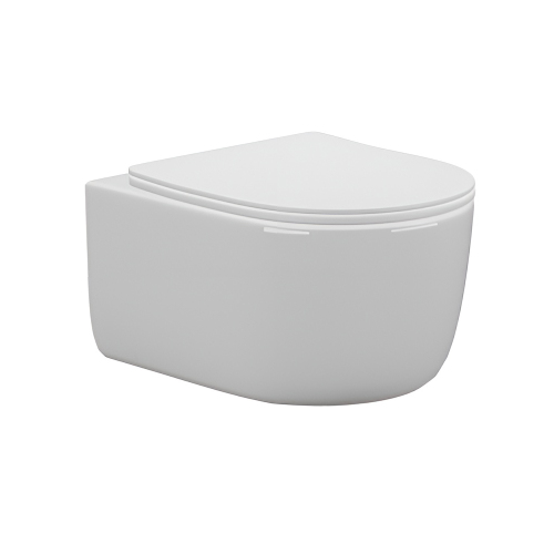 Унитаз подвесной AVS Декарт безободковый, белый