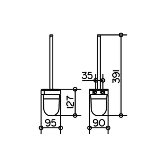 Ершик City Keuco 02764010100 Ершик City Keuco 02764010100