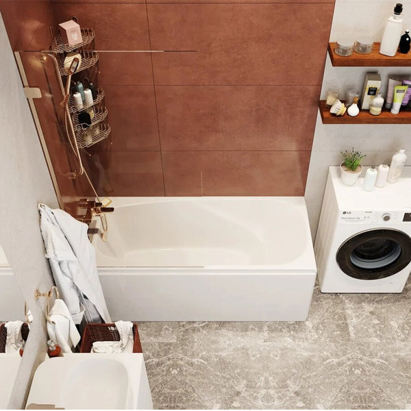 Акриловая ванна Vagnerplast Aronia 160x75 белая, без каркаса Акриловая ванна Vagnerplast Aronia 160x75 белая, без каркаса