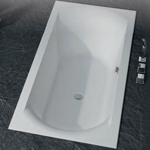 Акриловая ванна Riho Linares 170х75 белая, с ножками Акриловая ванна Riho Linares 170х75 белая, с ножками