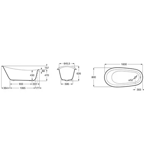 Ванна Roca Carmen 160х80 234250007 Ванна Roca Carmen 160х80 234250007
