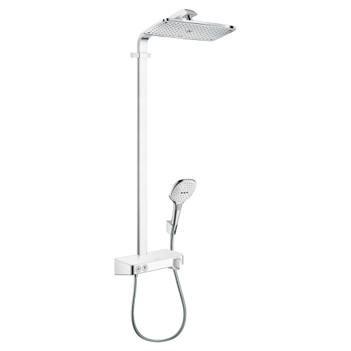 Душевая стойка Hansgrohe Raindance E 27288400 белый/хром Душевая стойка Hansgrohe Raindance E 27288400 белый/хром