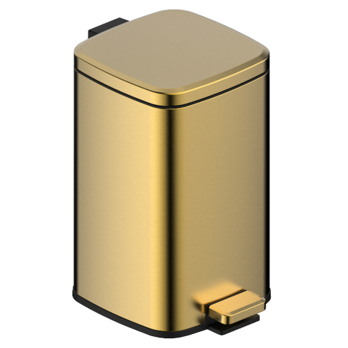 Ведро для мусора AVS Универсал 827-034-BG 12 л, брашированное золото Ведро для мусора AVS Универсал 827-034-BG 12 л, брашированное золото