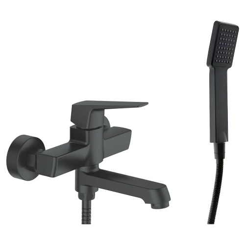Смеситель для ванны с душем Accoona H129F A63129F черный Смеситель для ванны с душем Accoona H129F A63129F черный