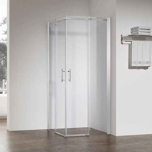 Душевой уголок Veconi RV-50CH 110х90 профиль хром, стекло прозрачное Душевой уголок Veconi RV-50CH 110х90 профиль хром, стекло прозрачное