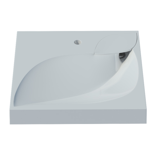 Раковина Madera List 4627173210546 60x54,5 белая с кронштейнами Раковина Madera List 4627173210546 60x54,5 белая с кронштейнами