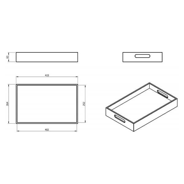 Лоток LANGBERGER 73551 Лоток LANGBERGER 73551