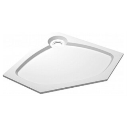 Поддон для душа Cezares Tray S 90x90 белый, пятиугольный, искуственный мрамор, без сифона Поддон для душа Cezares Tray S 90x90 белый, пятиугольный, искуственный мрамор, без сифона