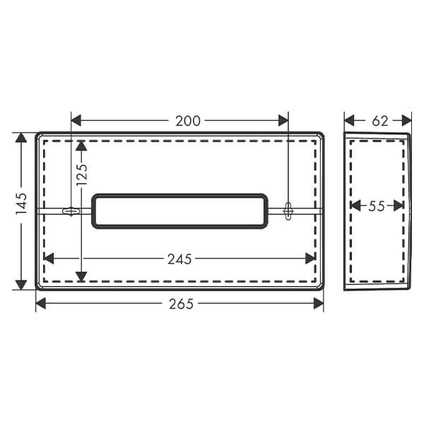 Держатель для салфеток Hansgrohe бронза 41774140 Держатель для салфеток Hansgrohe бронза 41774140