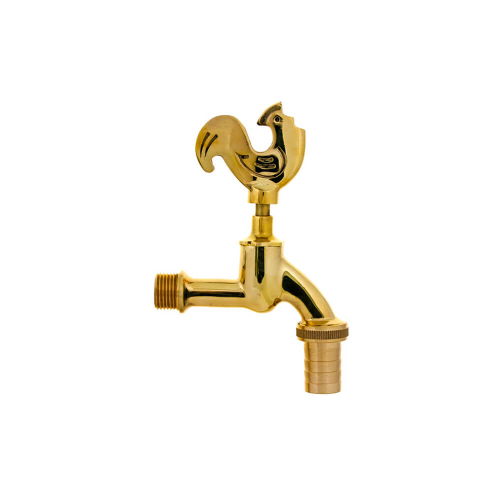 Кран с носом Петушок золото 1/2" вентильный Santera ST202CG Кран с носом Петушок золото 1/2" вентильный Santera ST202CG