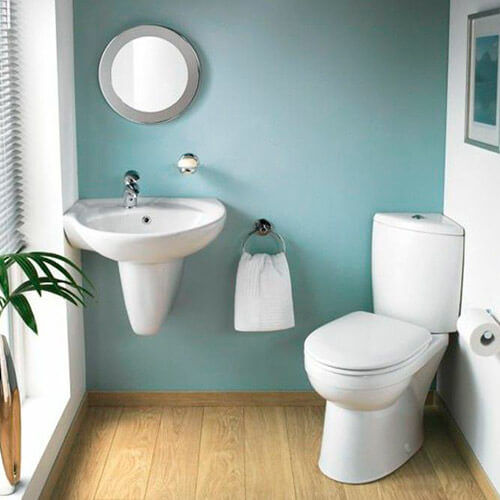 Унитаз-компакт VitrA Arkitekt 9754B003-7201 угловой с микролифтом