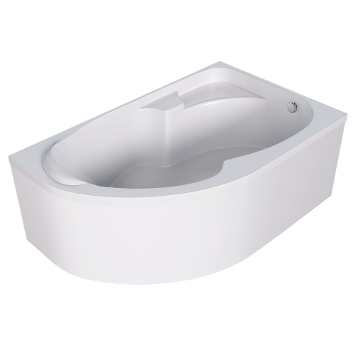 Акриловая ванна 1MarKa Diana 160x100 R белая, с каркасом и экраном Акриловая ванна 1MarKa Diana 160x100 R белая, с каркасом и экраном