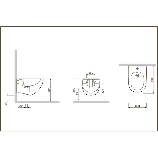 Биде Sensation AM PM C303411WH Биде Sensation AM PM C303411WH