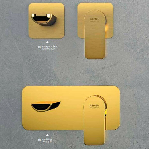 Смеситель для раковины Remer Infinity I15PBG золото Смеситель для раковины Remer Infinity I15PBG золото