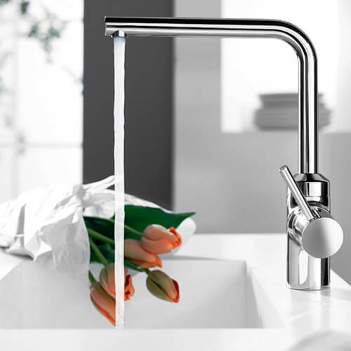 Смеситель для кухни KLUDI Line 428140577 хром Смеситель для кухни KLUDI Line 428140577 хром