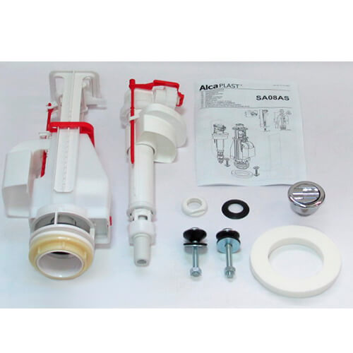 Арматура для унитаза 1/2 двойной смыв Alcaplast SA08AS