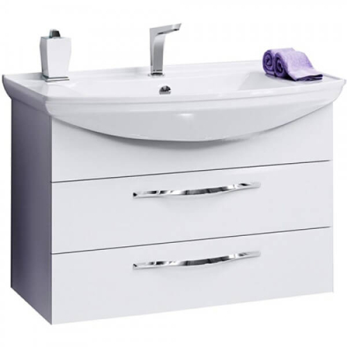 Тумба с раковиной 105 подвесная Аллегро Aqwella Agr.01.10/2 Тумба с раковиной 105 подвесная Аллегро Aqwella Agr.01.10/2