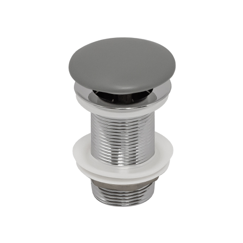 Донный клапан AVS без перелива, цементно-серый матовый Донный клапан AVS без перелива, цементно-серый матовый