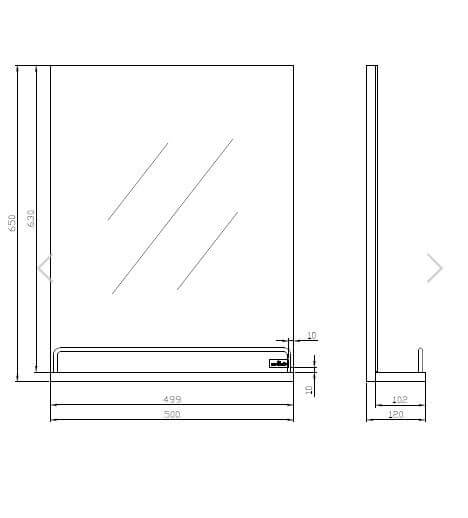 Комплект SU-SMA-CO50/Wh Тумба+UM-COM50/1 р-на+зеркало Белый/ясень SMART CERSANIT