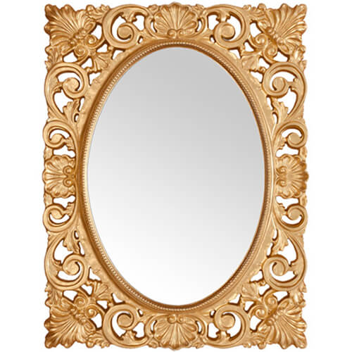 Зеркало 950х725 в раме золото Прагматика M-753-02 Зеркало 950х725 в раме золото Прагматика M-753-02