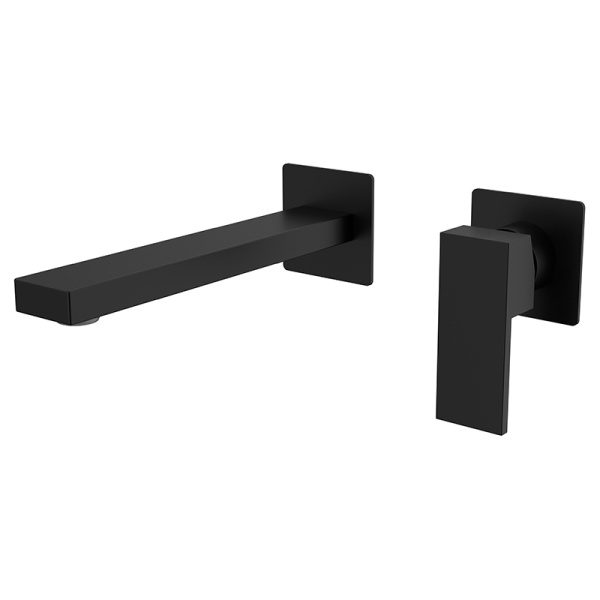 Смеситель для раковины AVS Cube с внутренней частью, черный матовый Смеситель для раковины AVS Cube с внутренней частью, черный матовый