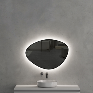 Зеркало AVS Люкс 85х60 черный