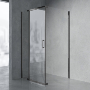 Душевой уголок AVS Фаворит 90x90 см профиль оружейная сталь, стекло прозрачное