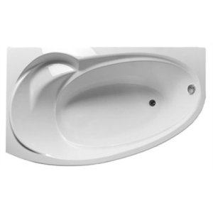 Акриловая ванна Marka One Julianna 170x100 L белая, без каркаса