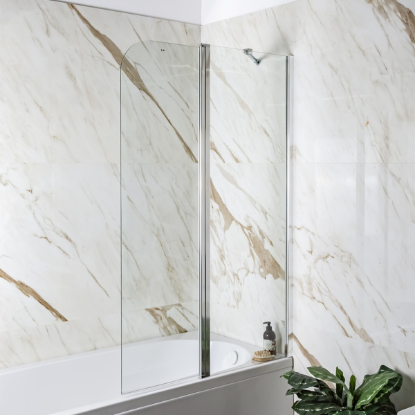 Шторка на ванну AVS Асти Дуо 100 правая профиль хром, прозрачное стекло Шторка на ванну AVS Асти Дуо 100 правая профиль хром, прозрачное стекло