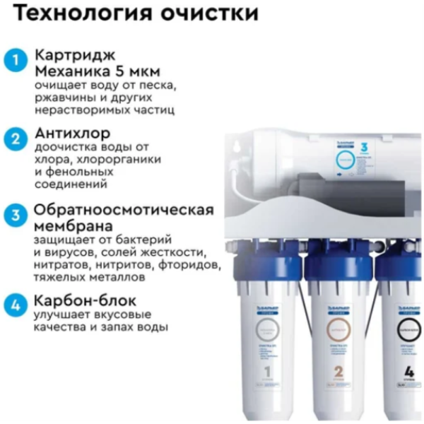 Комплект картриджей Барьер Профи Осмо 600 Р153Р01