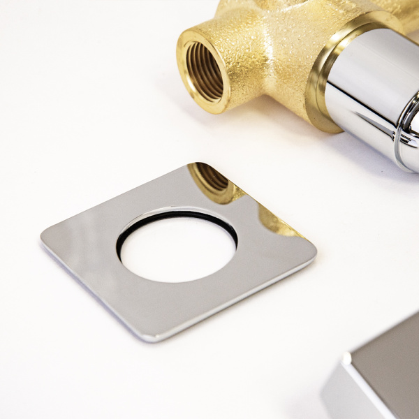 Смеситель для раковины AVS Cube с внутренней частью, хром Смеситель для раковины AVS Cube с внутренней частью, хром