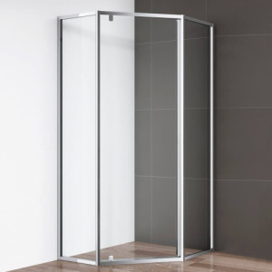 Душевой уголок Cezares Eco ECO-O-P-1-90-C-Cr 90x90 профиль хром, прозрачное стекло