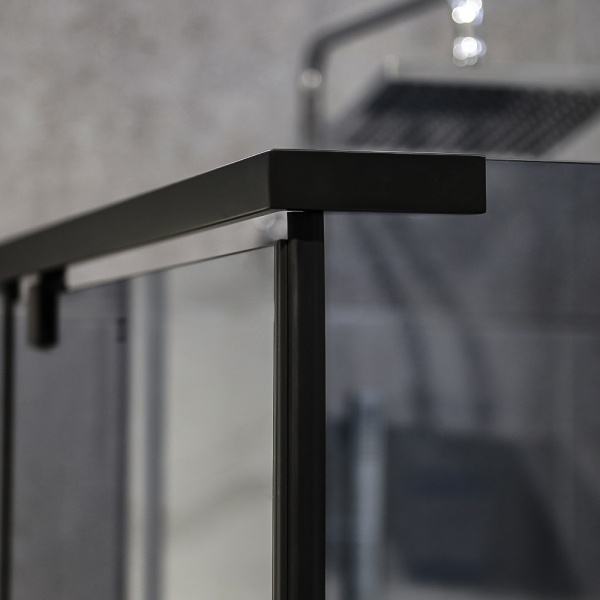 Душевой уголок AVS Фаворит 120x90 профиль черный матовый, стекло тонированное Душевой уголок AVS Фаворит 120x90 профиль черный матовый, стекло тонированное