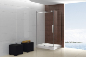 Душевой уголок Cezares Stylus STYLUS-O-M-AH-1-140/100-C-Cr 140х100 профиль хром, прозрачное стекло