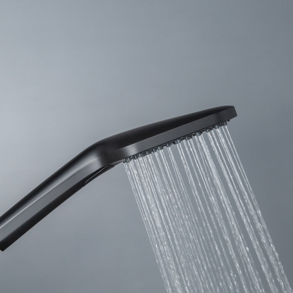 Душевая лейка AVS Cube черный матовый Душевая лейка AVS Cube черный матовый