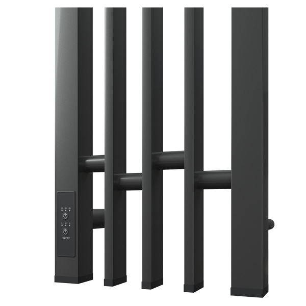 Полотенцесушитель электрический Point Фрея PN20732GB П2 21x120 графит матовый Полотенцесушитель электрический Point Фрея PN20732GB П2 21x120 графит матовый