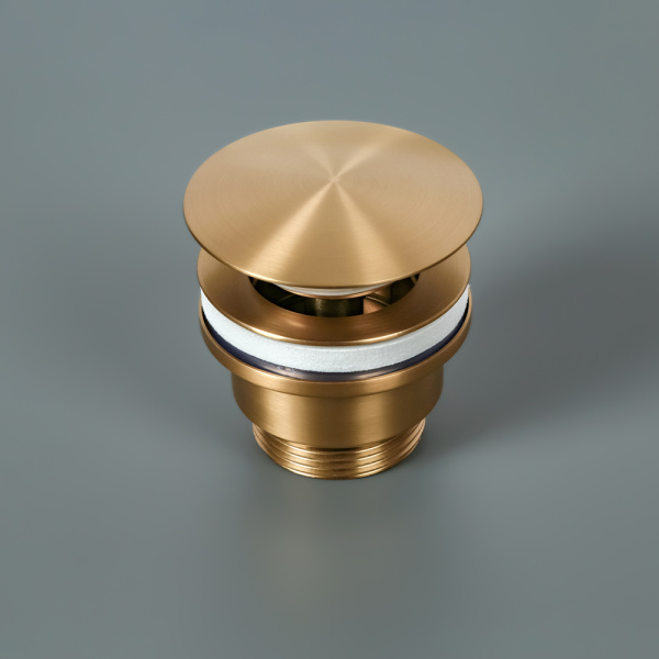 Донный клапан AVS универсальный, золото брашированное Донный клапан AVS универсальный, золото брашированное