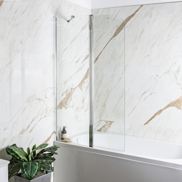 Шторка на ванну AVS Асти Дуо 100 левая профиль хром, стекло прозрачное Шторка на ванну AVS Асти Дуо 100 левая профиль хром, стекло прозрачное