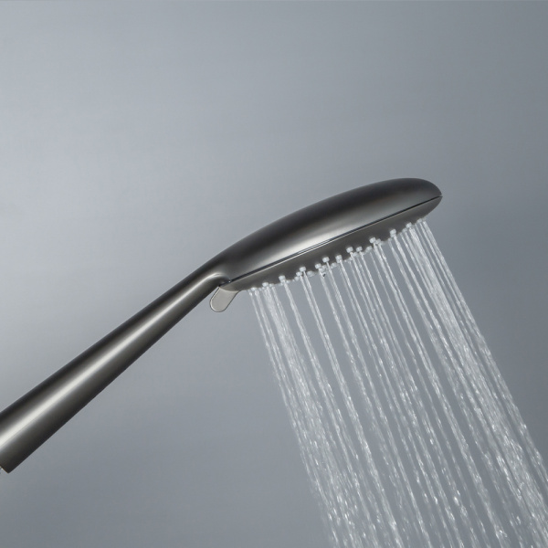 Душевой комплект AVS Termo 4в1 круглый, оружейная сталь