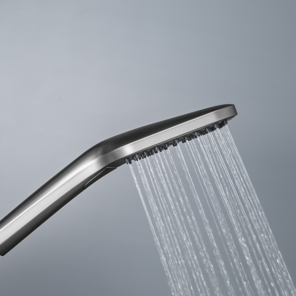 Душевая лейка AVS Cube оружейная сталь Душевая лейка AVS Cube оружейная сталь